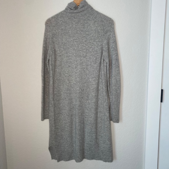 J. Crew Grey Turtleneck Sweater Dress in SuperSoft Yarn - Size S - EUC - Picture 2 of 6